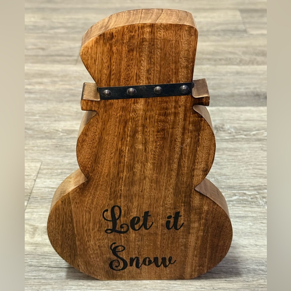 ☃️ Thirty-One Wooden Snowman Decor